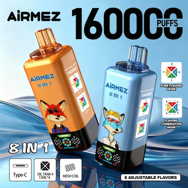 Airmez Fox 8in1 160K Puffs Vape