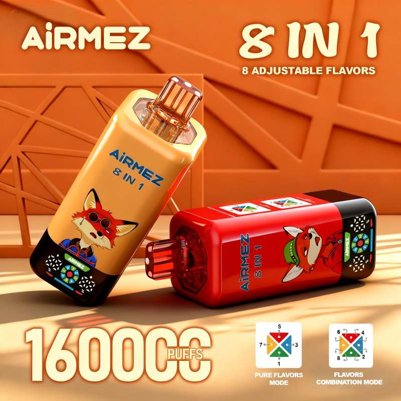 Airmez Fox 8in1 160K Puffs Vape