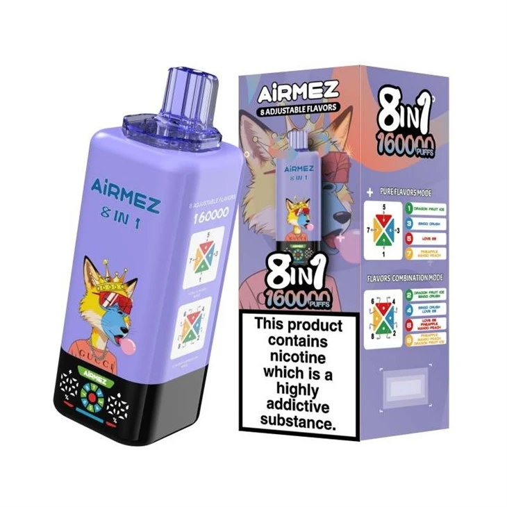 Airmez Fox 8in1 160K Puffs Vape