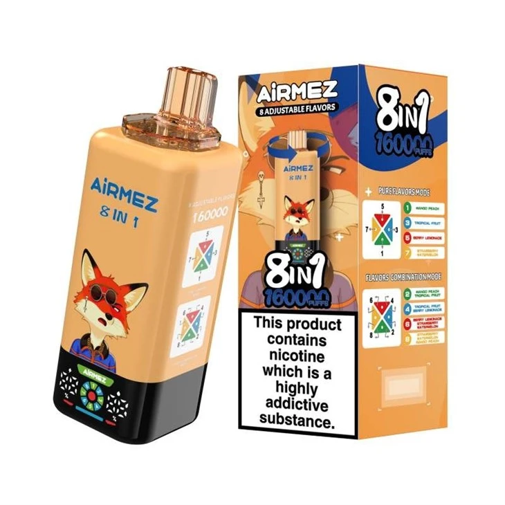 Airmez Fox 8in1 160K Puffs Vape