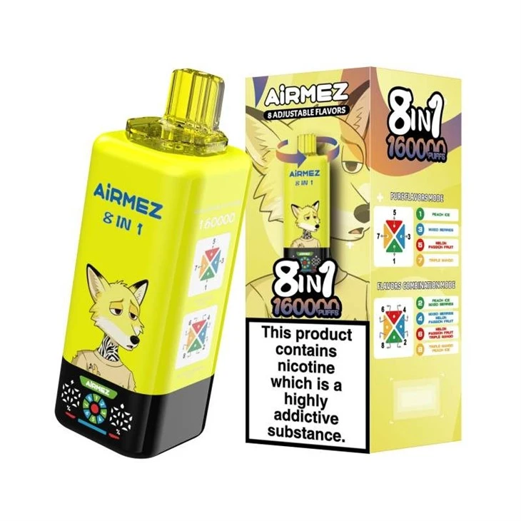Airmez Fox 8in1 160K Puffs Vape