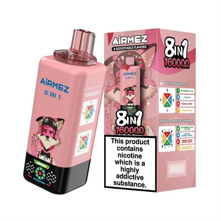 Airmez Fox 8in1 160K Puffs Vape