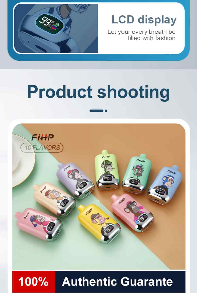 Fihp Digital Box 12000 Puffs Disposable Vape