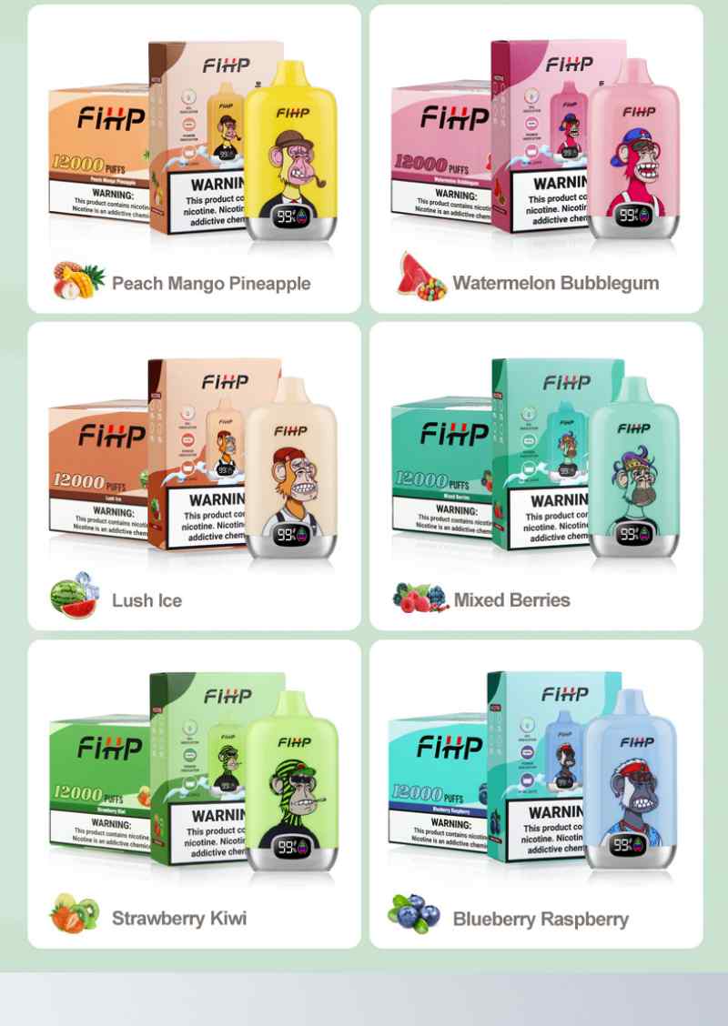 Fihp Digital Box 12000 Puffs Disposable Vape