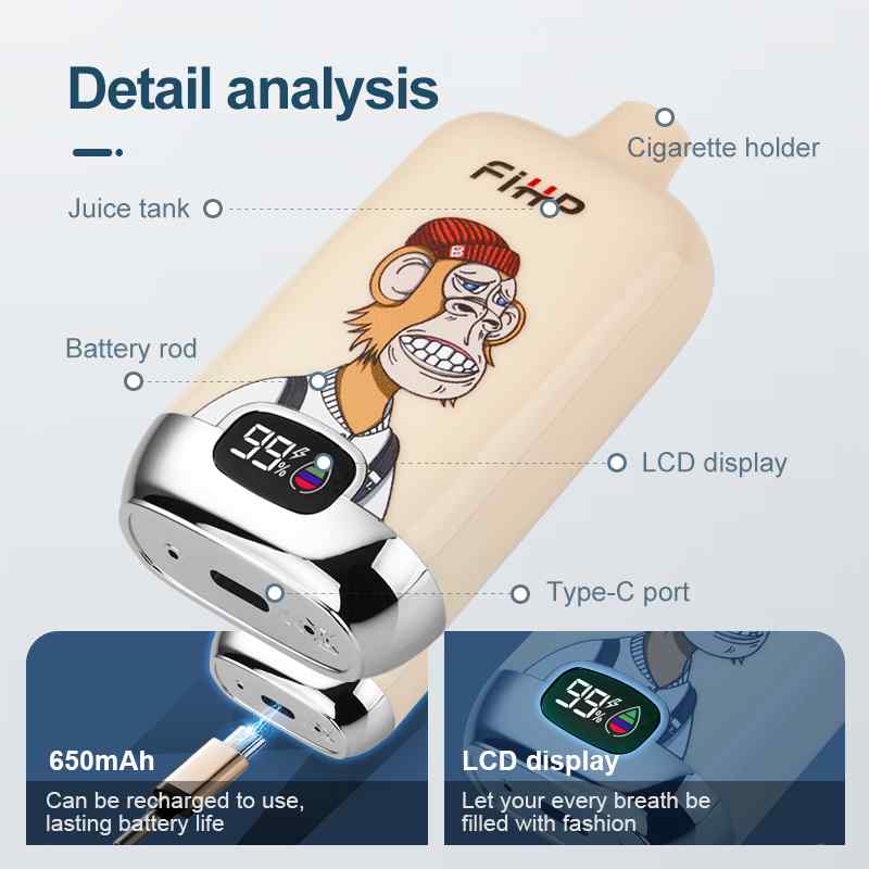 Fihp Digital Box 12000 Puffs Disposable Vape