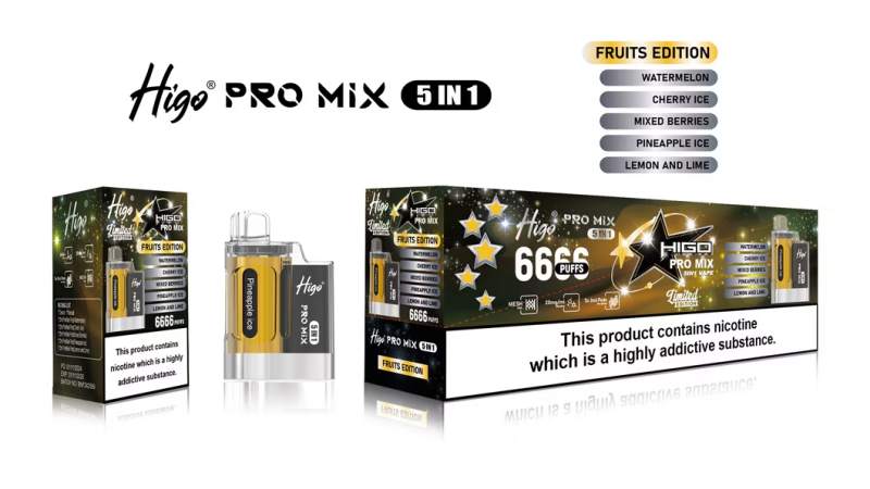 Higo Pro Mix 6666 5 IN 1 Vape