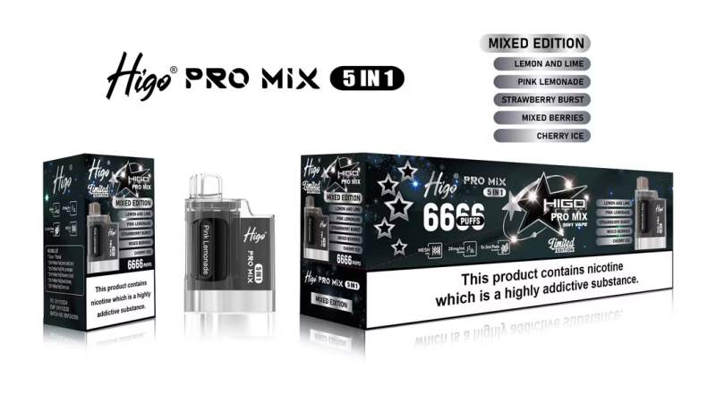 Higo Pro Mix 6666 5 IN 1 Vape