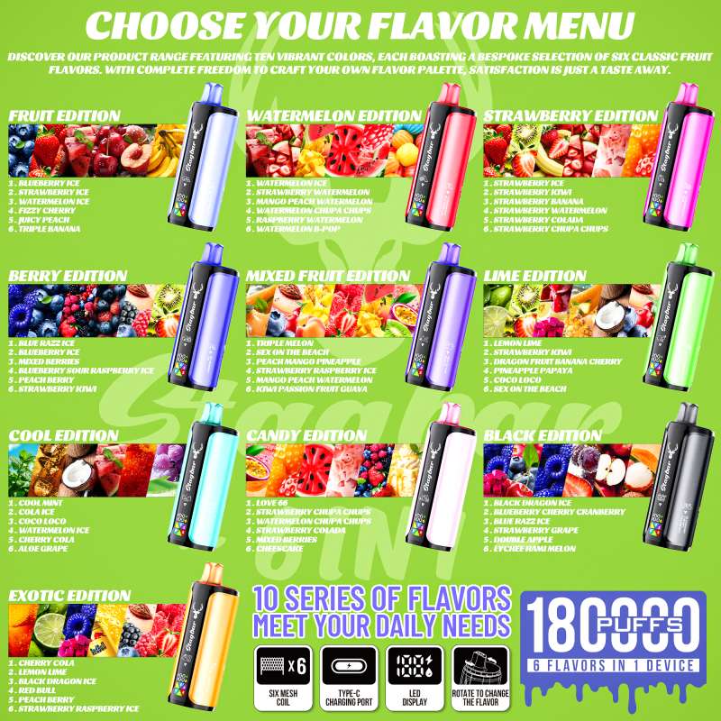 Stagbar 6in1 180K Puffs