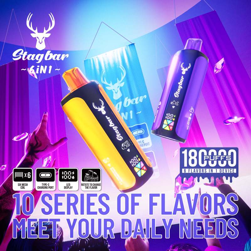 Stagbar 6in1 180K Puffs