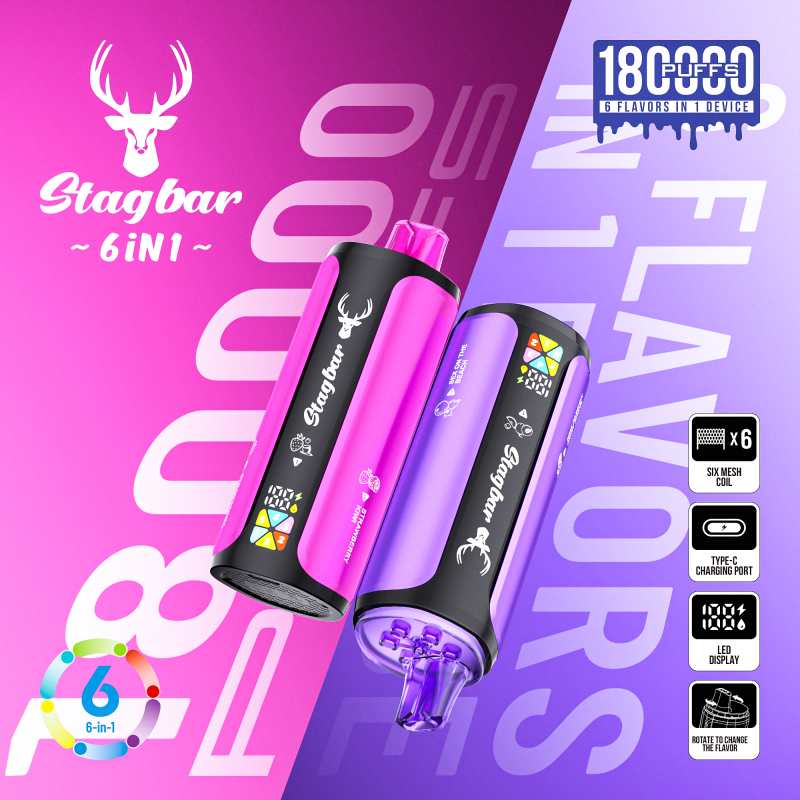 Stagbar 6in1 180K Puffs
