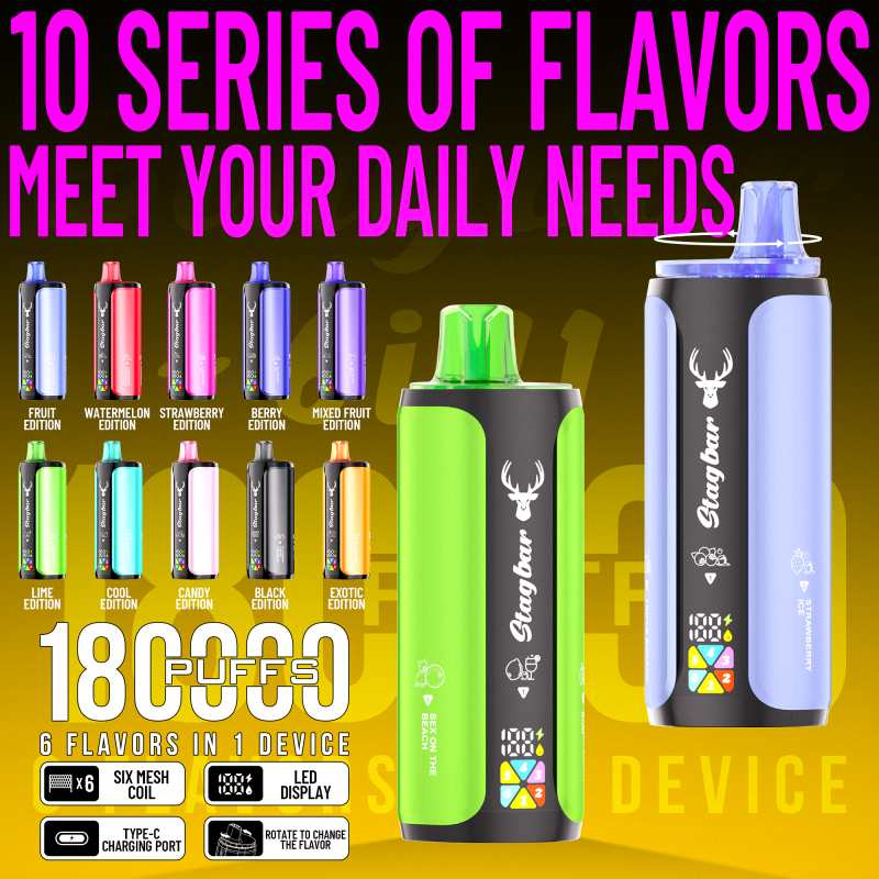 Stagbar 6in1 180K Puffs