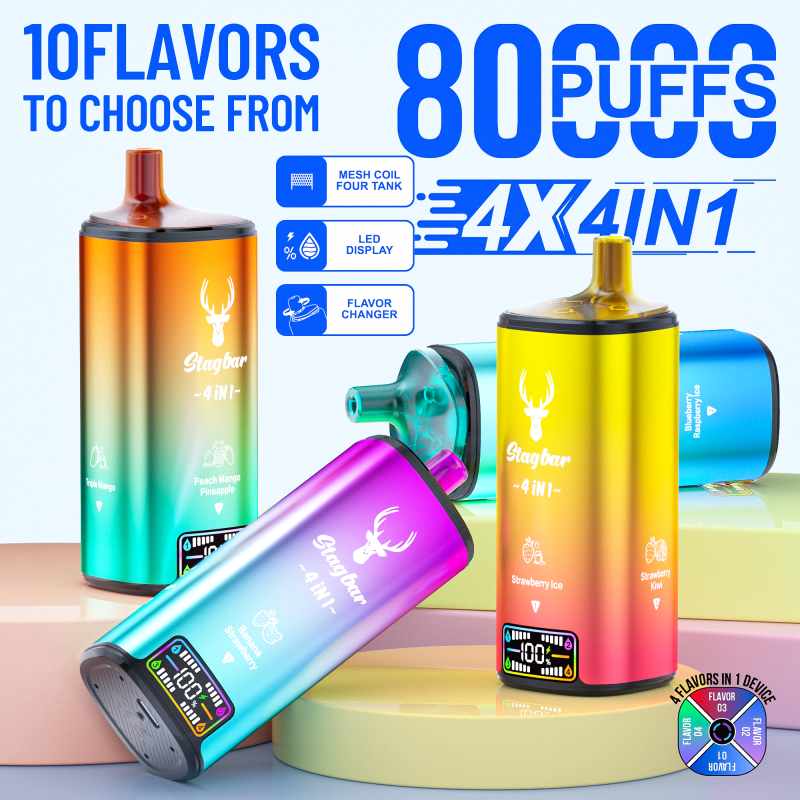 Stag Bar 80K 4 IN 1 Flavor