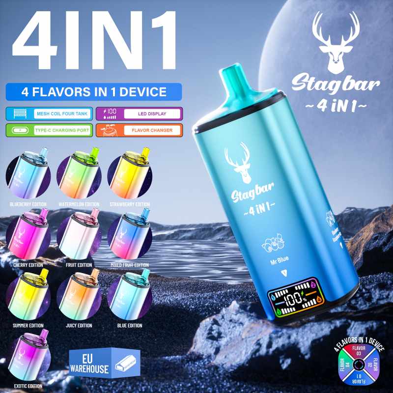 Stag Bar 80K 4 IN 1 Flavor