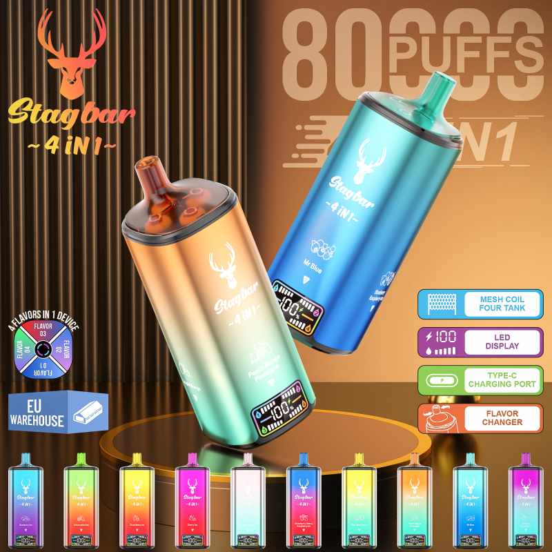 Stag Bar 80K 4 IN 1 Flavor