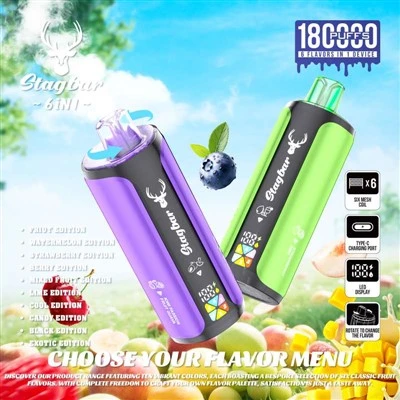 Stag Bar 6in1 180K Puffs Vape