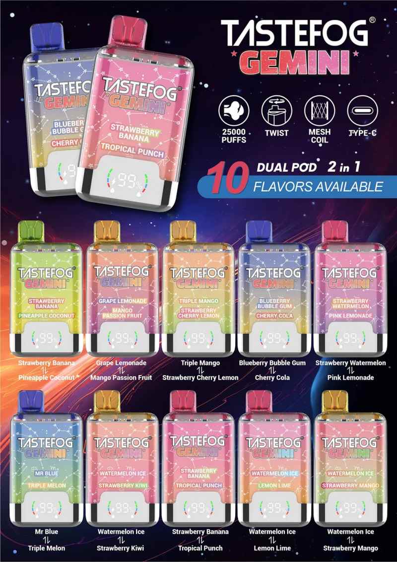 Tastefog Gemini 25000 Puffs