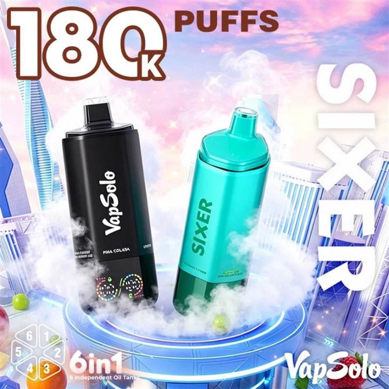 Vapsolo Sixer 180K Puffs Vape