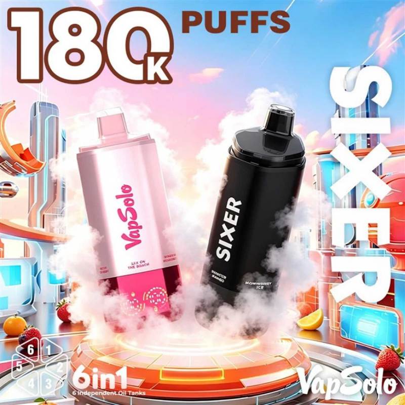 Vapsolo Sixer 180K Puffs Vape