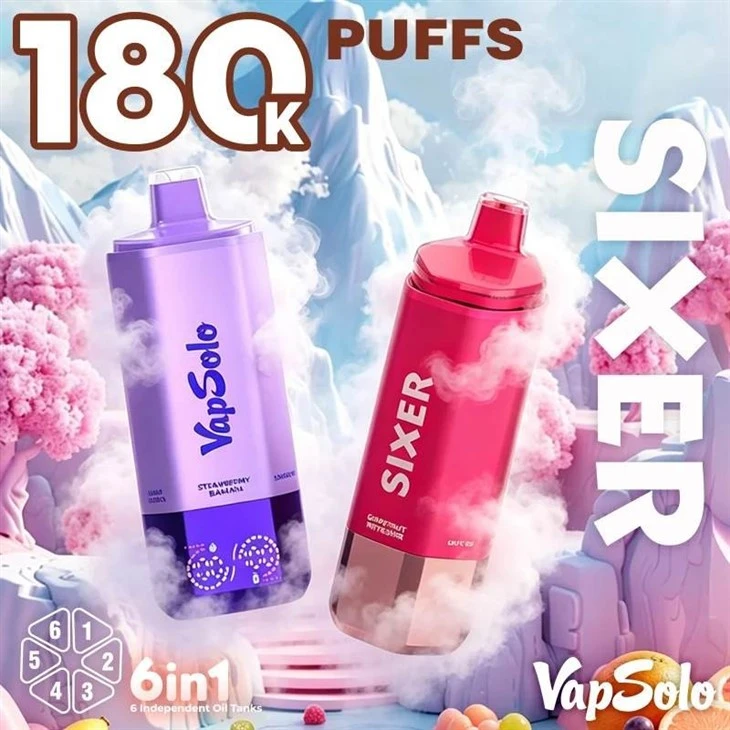 Vapsolo Sixer 180K Puffs Vape
