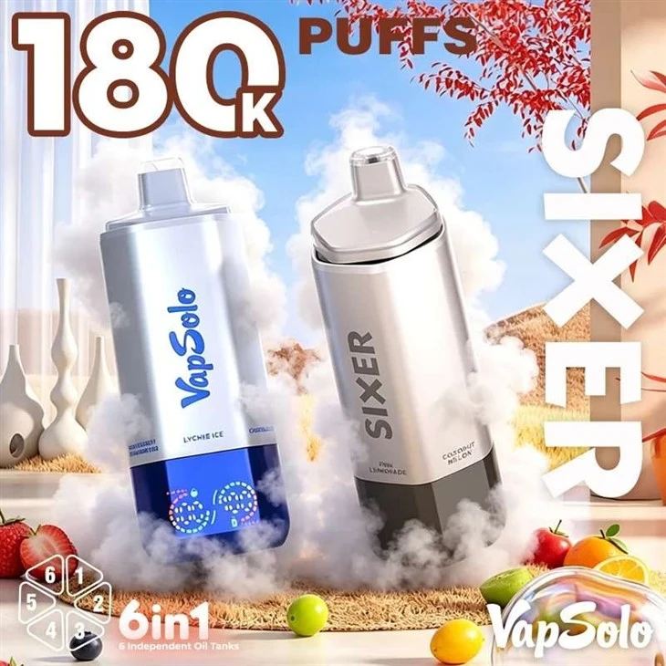 Vapsolo Sixer 180K Puffs Vape