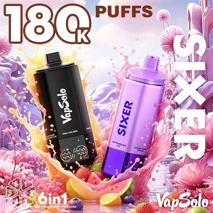 Vapsolo Sixer 180K Puffs Vape